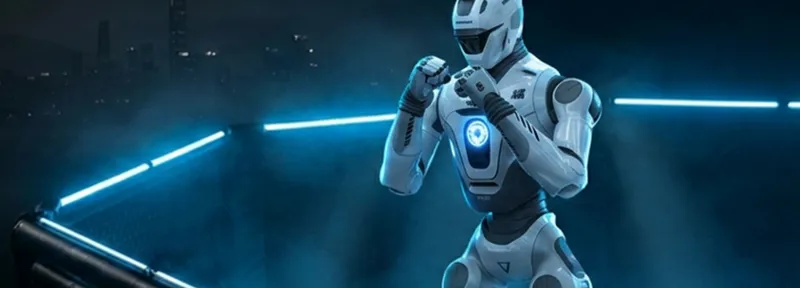 Robot Brave Mind Fighters w ringu
